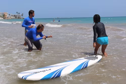 surfing lessons isla verde san juan